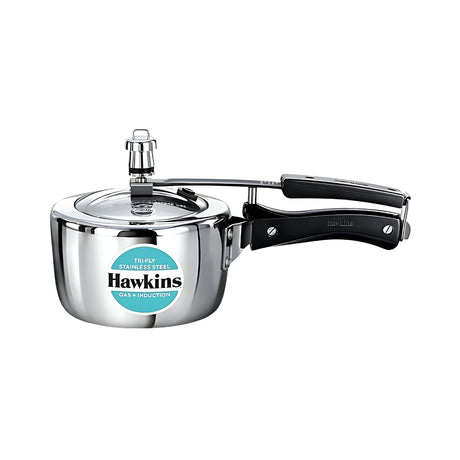 Hawkins Tri-Ply SS Pressure Cooker (HSST15) 1.5 L_Front View