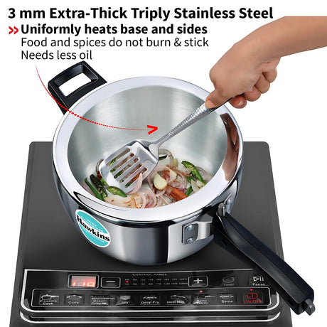 Hawkins Tri-Ply SS Pressure Cooker (HSST35) 3.5 L_2