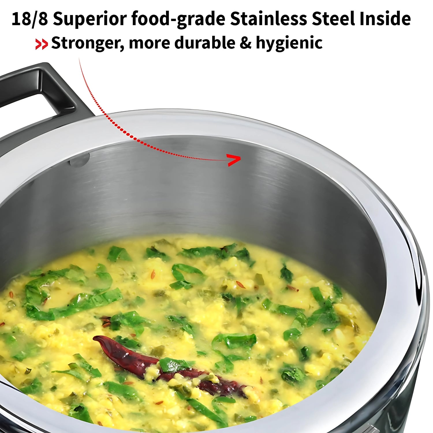 Hawkins Tri-Ply SS Pressure Cooker (HSST45) 4.5 L_4