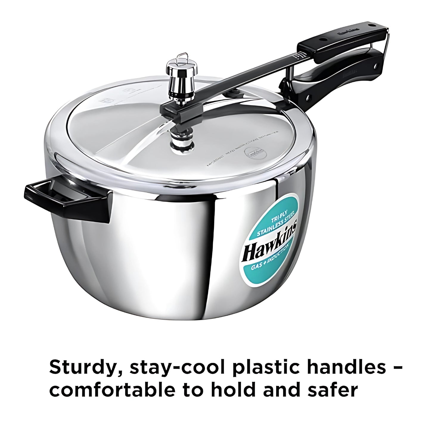 Hawkins Tri-Ply SS Pressure Cooker (HSST7W) 7 L_4