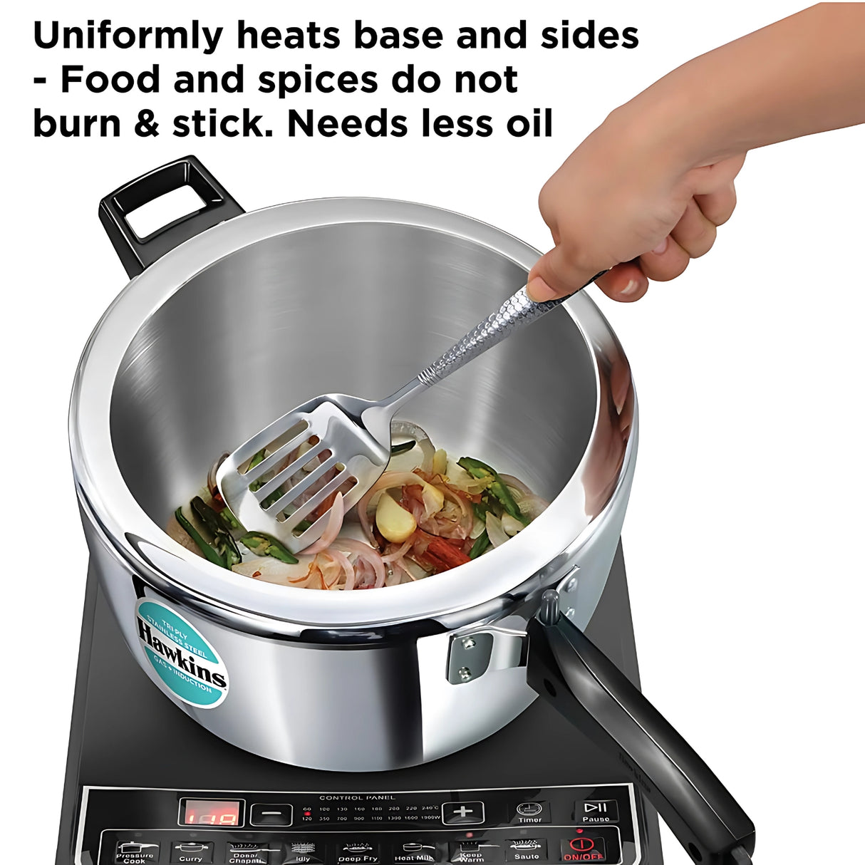 Hawkins Tri-Ply SS Pressure Cooker (HSST7W) 7 L_8