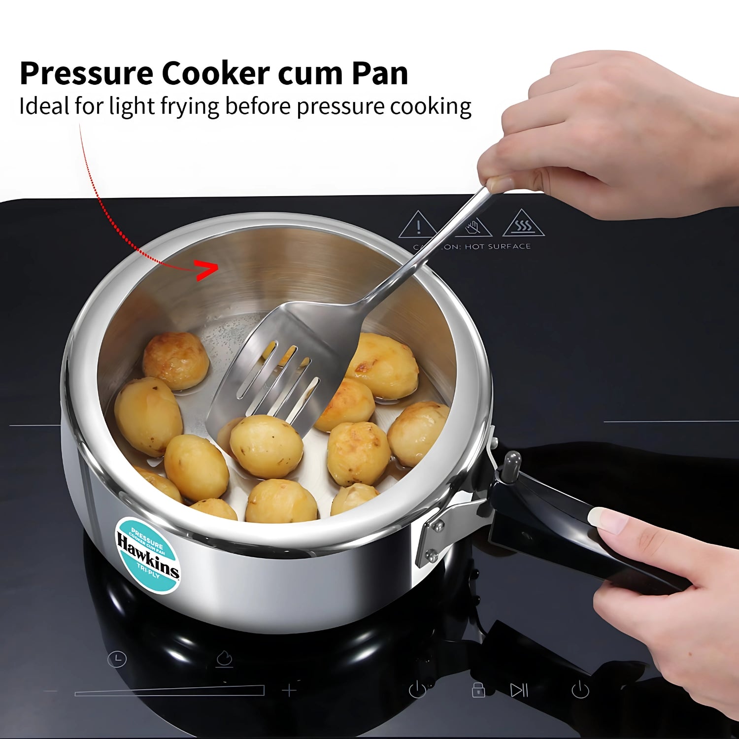 Hawkins Tri-Ply SS Pressure Cooker (SSTPP3) 3 L_2