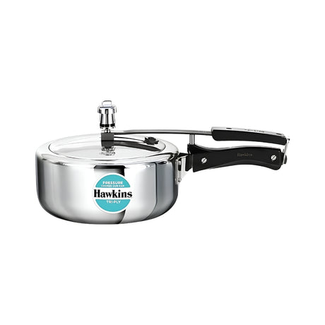 Hawkins Tri-Ply SS Pressure Cooker (SSTPP3) 3 L_Front View
