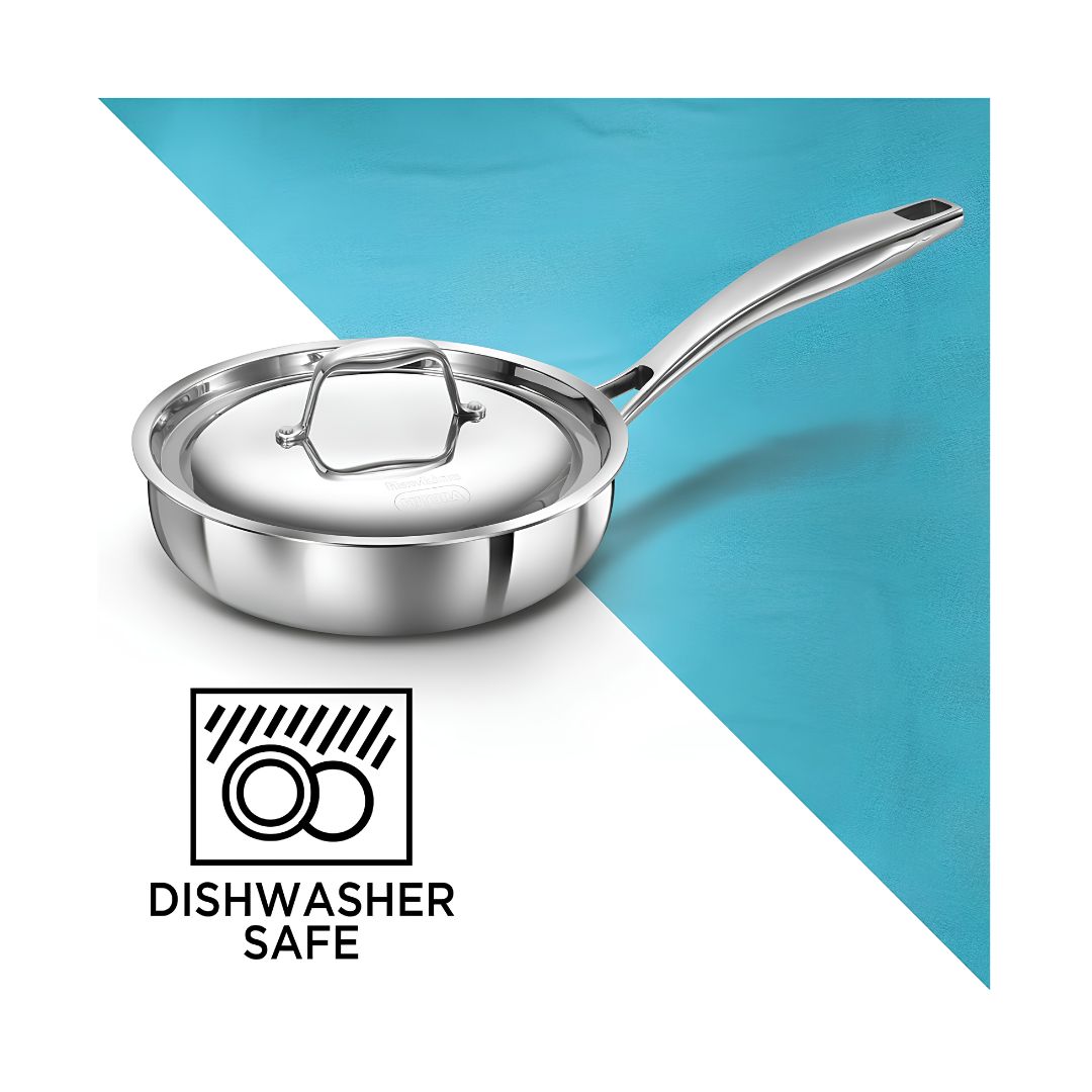 Hawkins Triply Stainless Steel Pro Frying Pan with SS Lid (PSF22S) 22 cm_Features 5