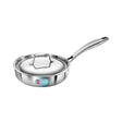 Hawkins Triply Stainless Steel Pro Frying Pan with SS Lid (PSF22S) 22 cm_Front View