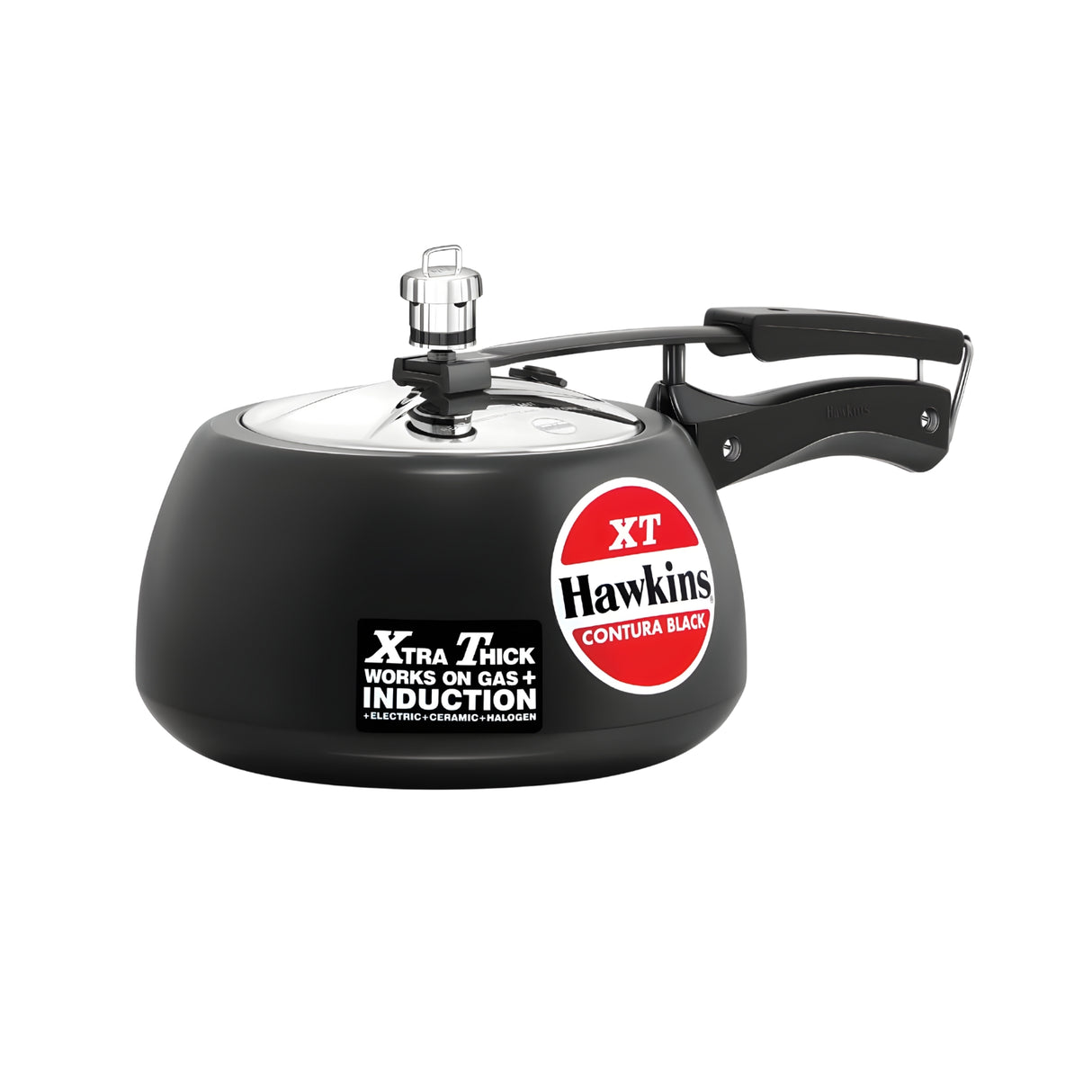 Hawkins XT Contura Hard Anodised Pressure Cooker (CXT30) 3 L - Black_1