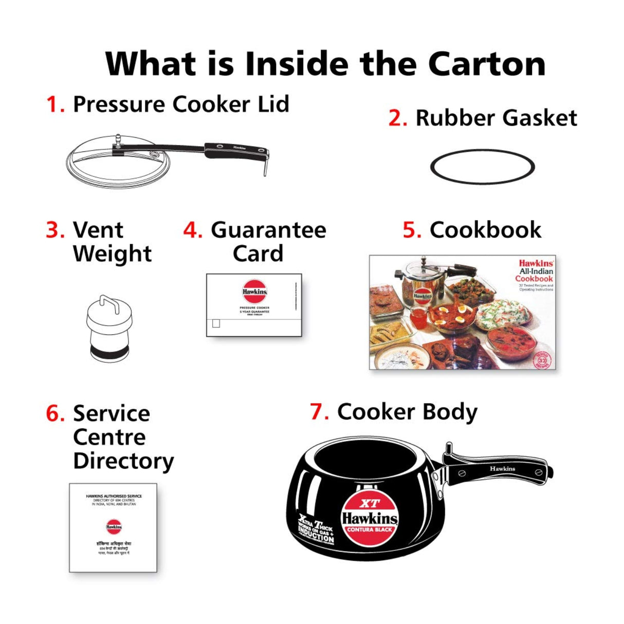Hawkins XT Contura Hard Anodised Pressure Cooker (CXT30) 3 L - Black_5