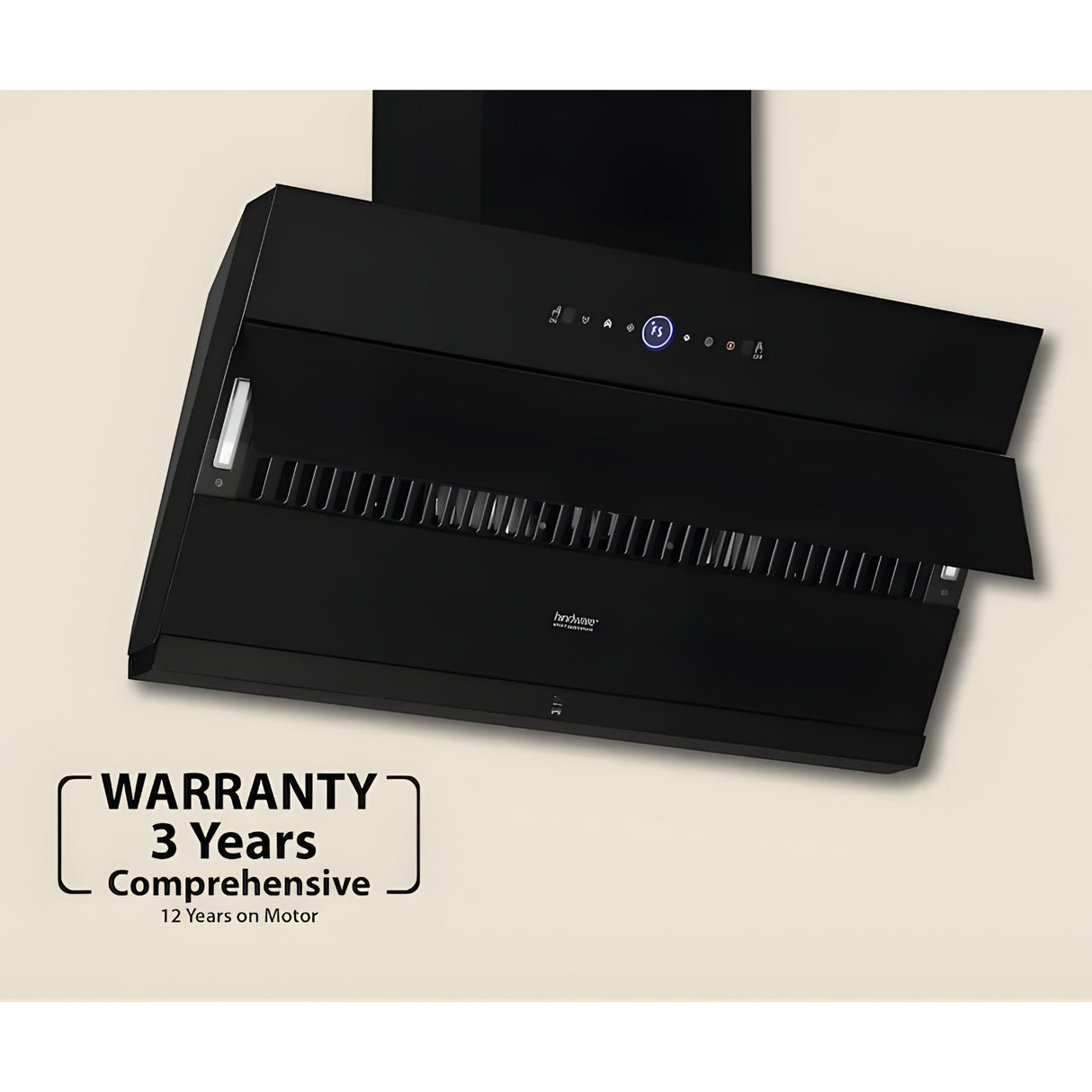 Hindware Carmela BLDC Autoclean 90 cm Wall-Mounted Kitchen Chimney – Black_2