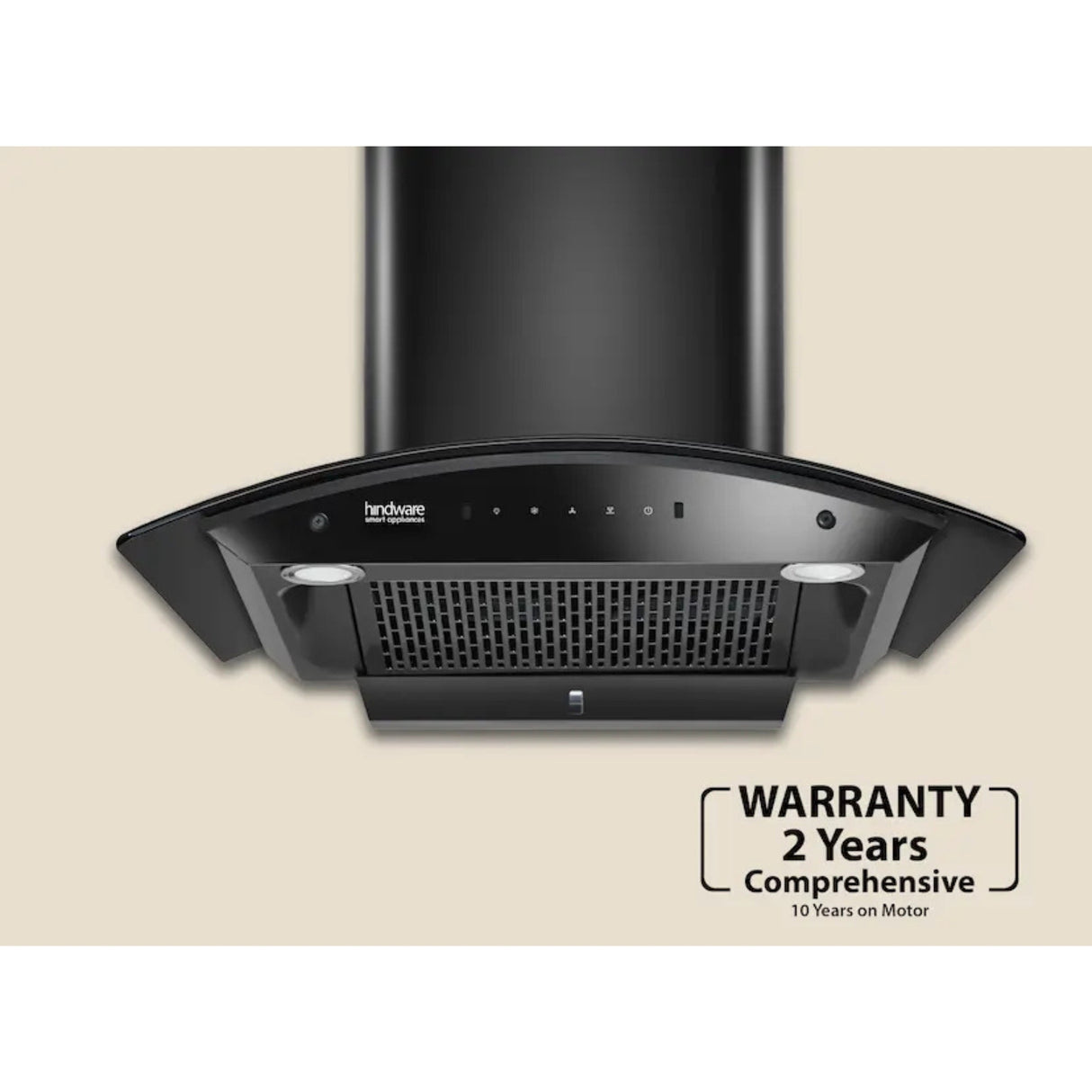Hindware Celesia BLK 90 IN 521459 90 cm Filterless Auto-Clean Wall-Mounted Kitchen Chimney – Black_4