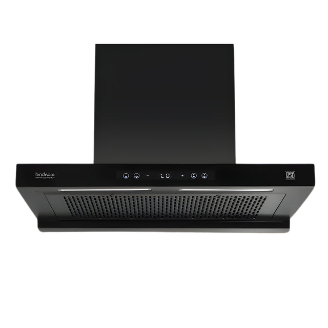 Hindware Darcia BLDC 90 90 cm Wall-Mounted Kitchen Chimney – Black_1