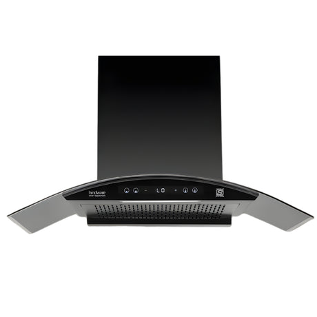 Hindware Divina BLDC 90 Wall-Mounted Auto-Clean Kitchen Chimney 90 cm – Black_1