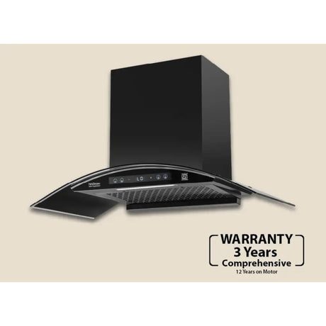 Hindware Divina BLDC 90 Wall-Mounted Auto-Clean Kitchen Chimney 90 cm – Black_2