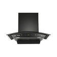 Hindware Divina Neo 527397 90 cm Filterless Auto-Clean Wall-Mounted Chimney – Black_Front View