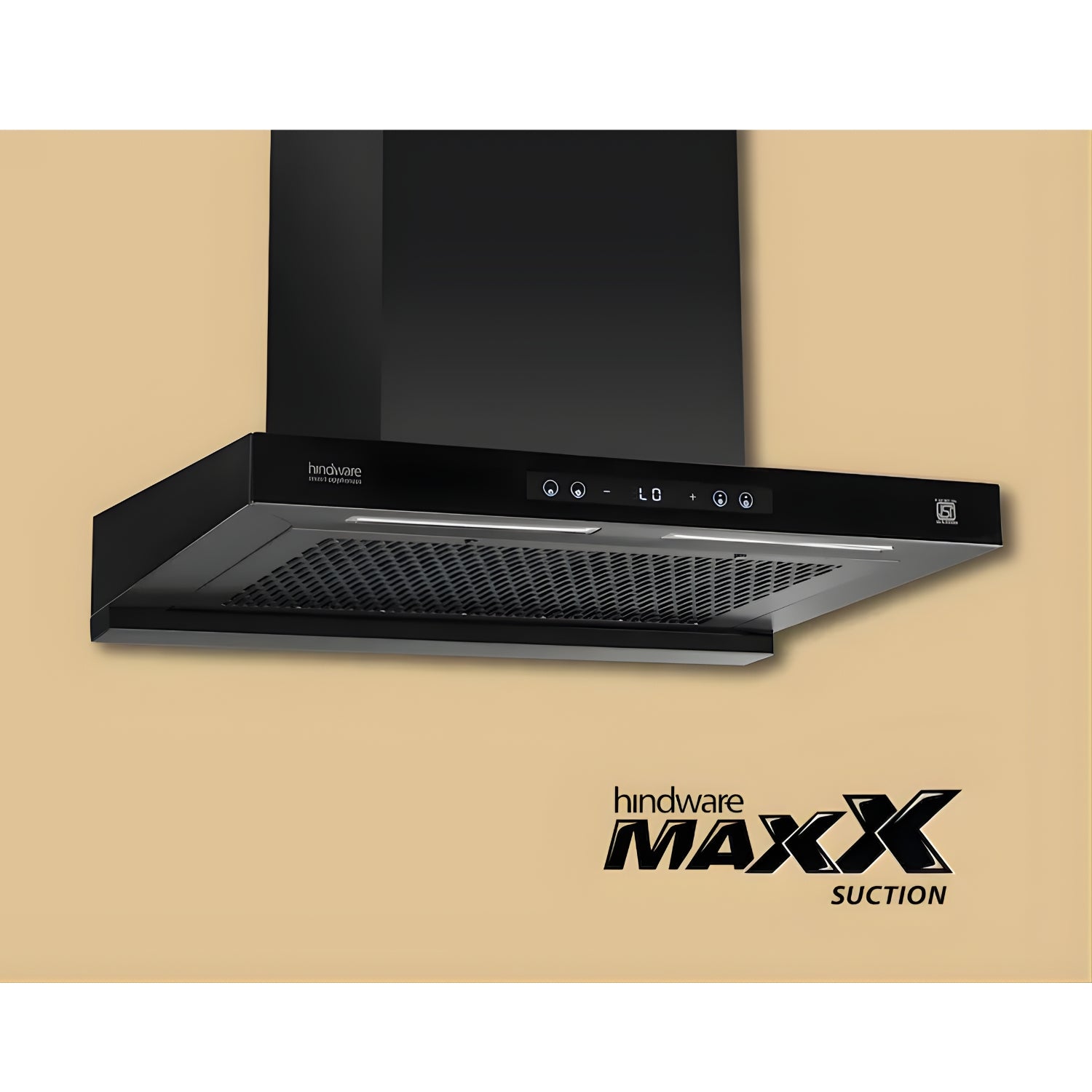 Hindware Kitchen Chimney Darcia 90 Autoclean Wall-Mounted Filterles Chimney – Black_2