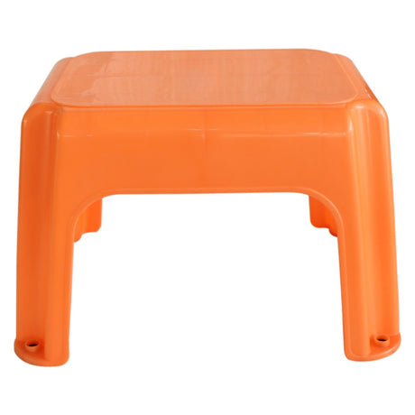 Settle Zenith Plastic Foot Stool - Pearl Orange