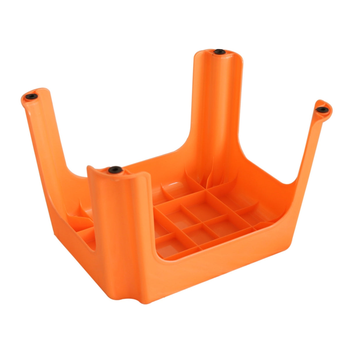 Settle Zenith Plastic Foot Stool - Pearl Orange