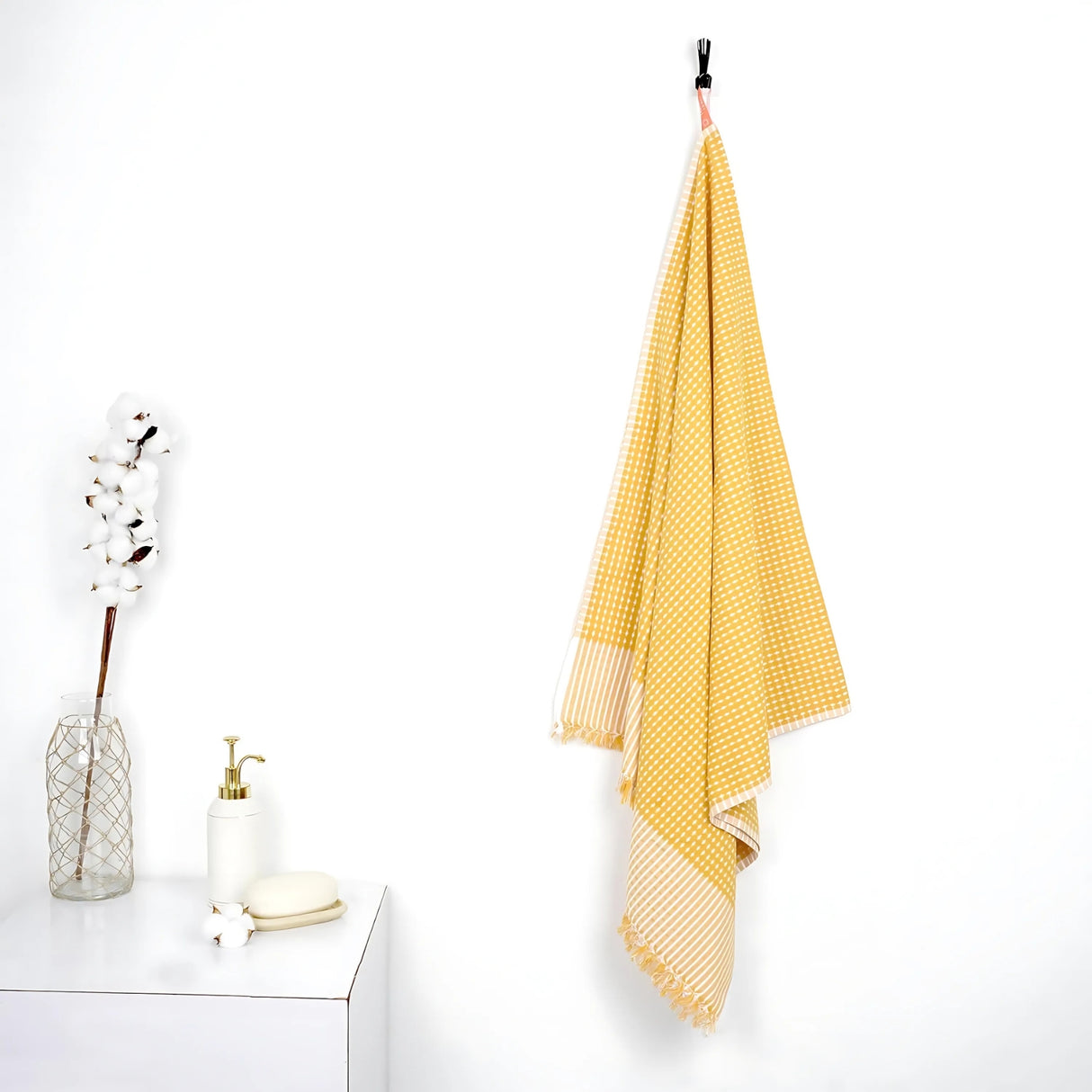 Doctor Towels  Honey Comb  Bath Towel 75x150 cm - Honey Yellow