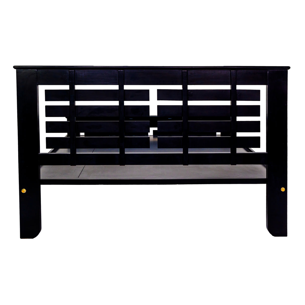 Houston Pro Elite Wooden Bed King Size - Dark Walnut Finish