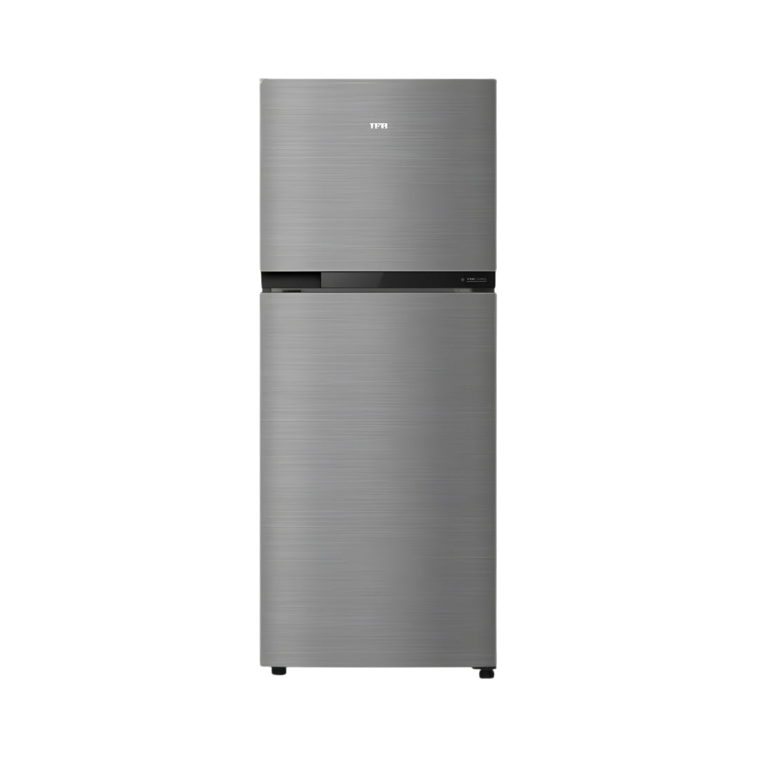 IFB2902IBS Double Door Refrigerator 243L-GreySteel_FrontView_1