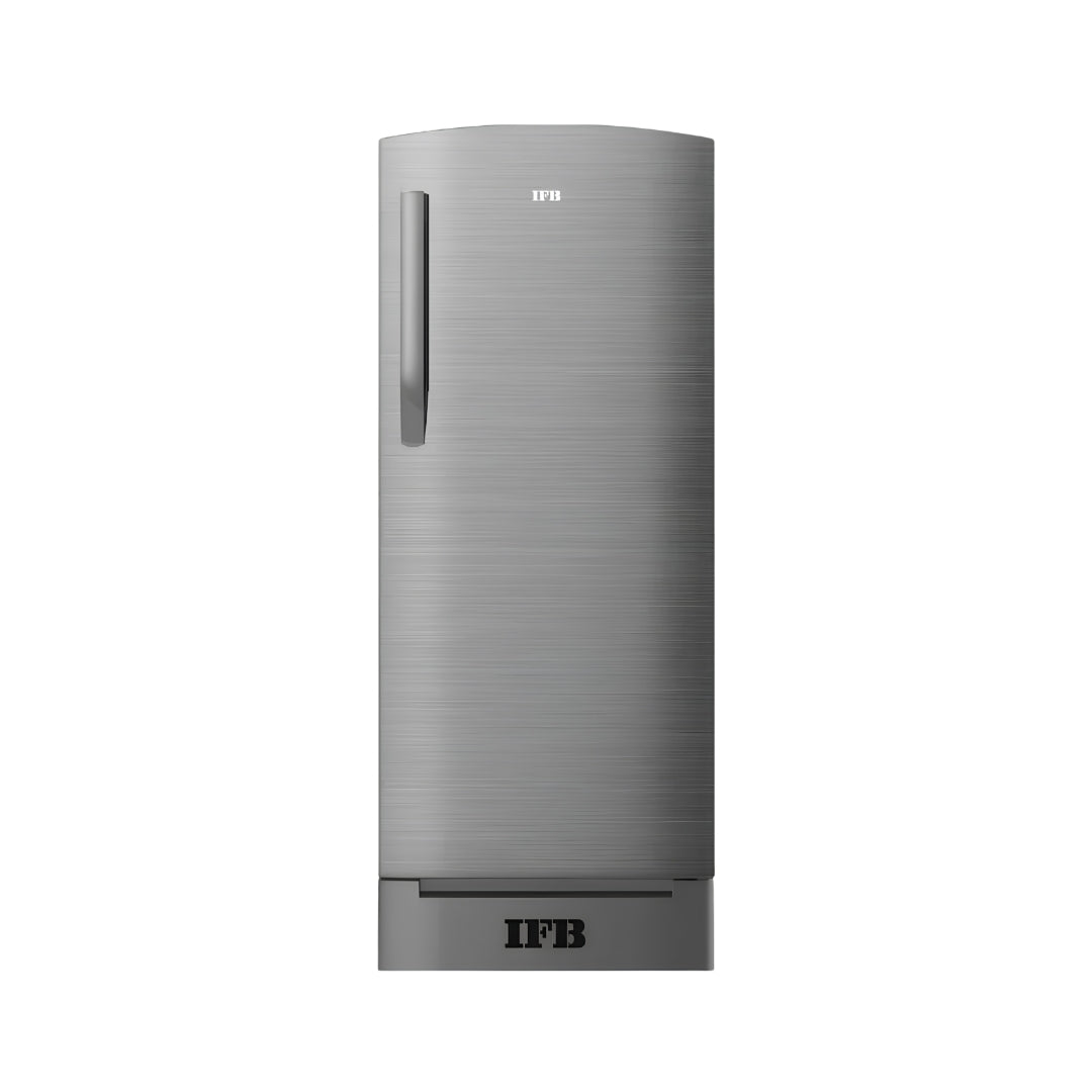 IFBIFBDC-213CIBSDSingleDoorRefrigerators187L-Grey_FrontView_1