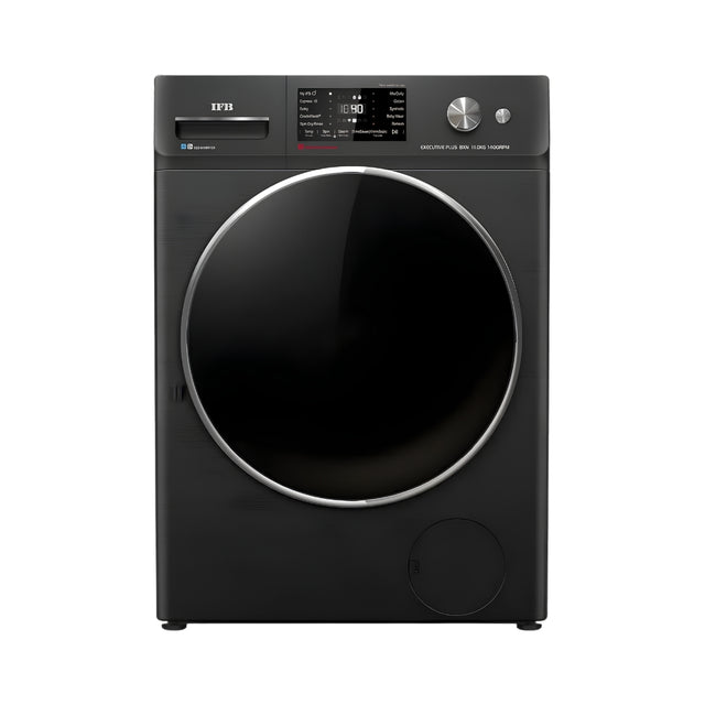 IFBPLUSBXN1114KHFrontLoadWashingMachine11kg-Black_FrontView_1