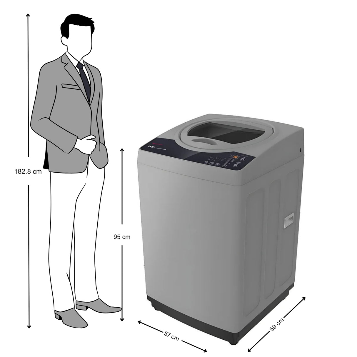 IFB TL/D TL-REG Aqua Fully Automatic Top Load Washing Machine 7 Kg - Medium Gray