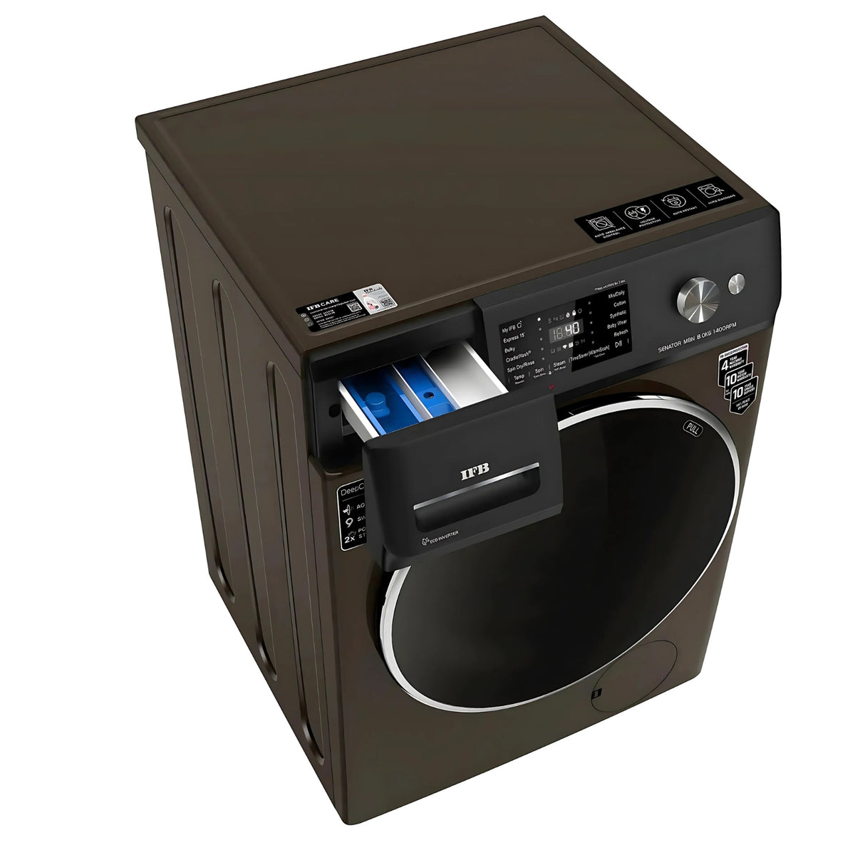 IFB Senator MBN 8014K Front Load Washing Machine 8 kg - Mocha