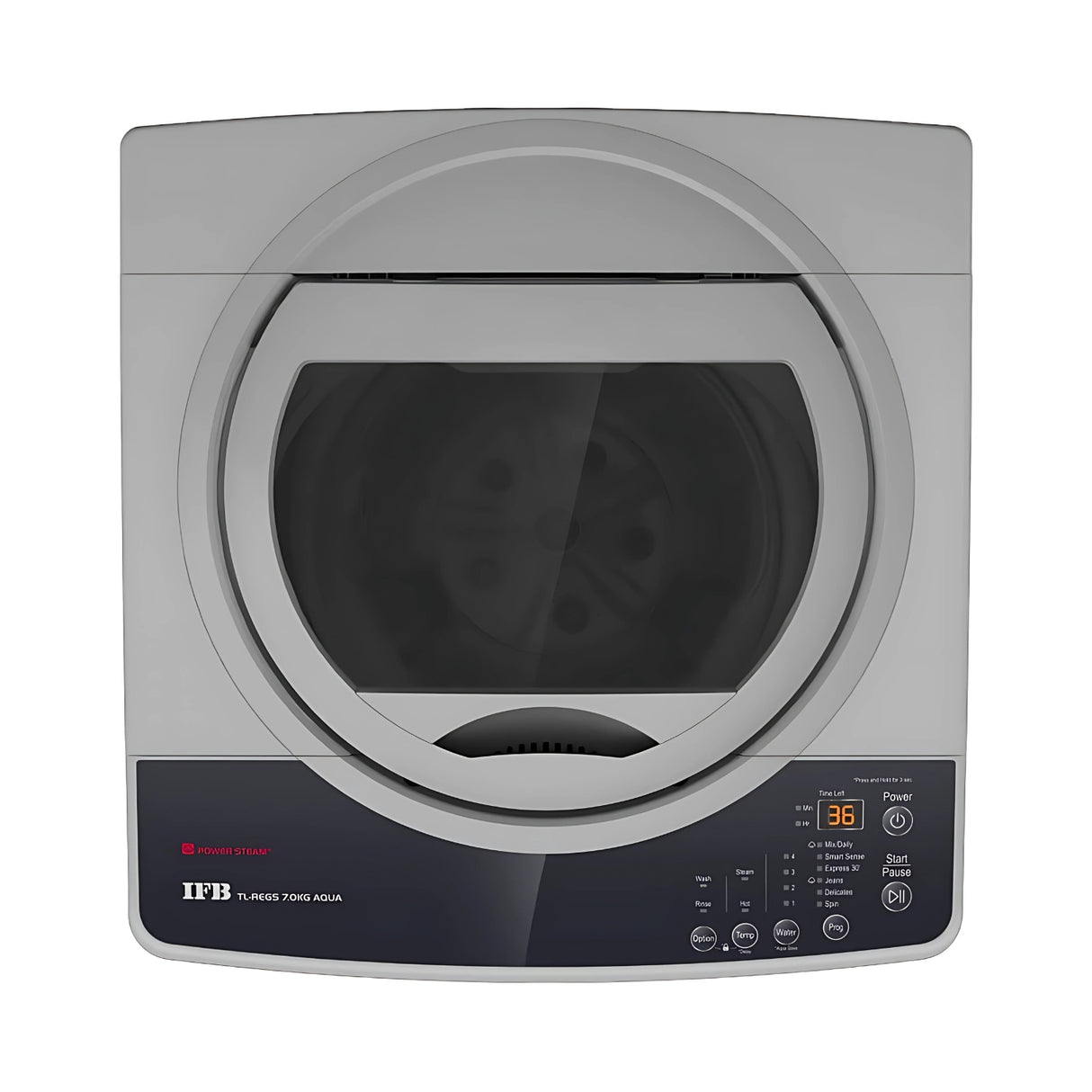 IFB TL/D TL-REG Aqua Fully Automatic Top Load Washing Machine 7 Kg - Medium Gray