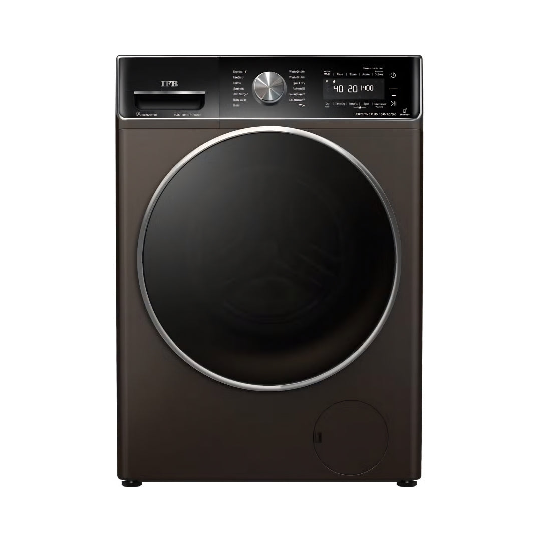 IFB Executive Plus ZXM Washer Dryer 10 kg - Mocha_Front View