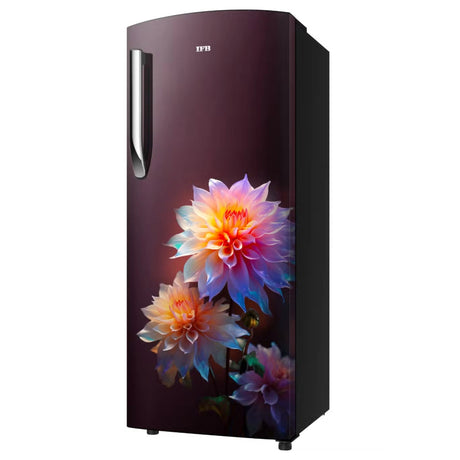 IFB IFBDC-2135IRN 187 L 5-Star Direct Cool Refrigerator –  Red Flower_2