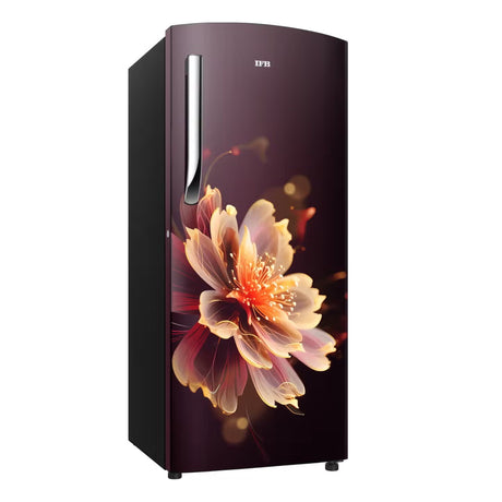 IFB IFBDC-2233FRM 197 L 3-Star Direct Cool Single Door Refrigerator -  Red Flower_2
