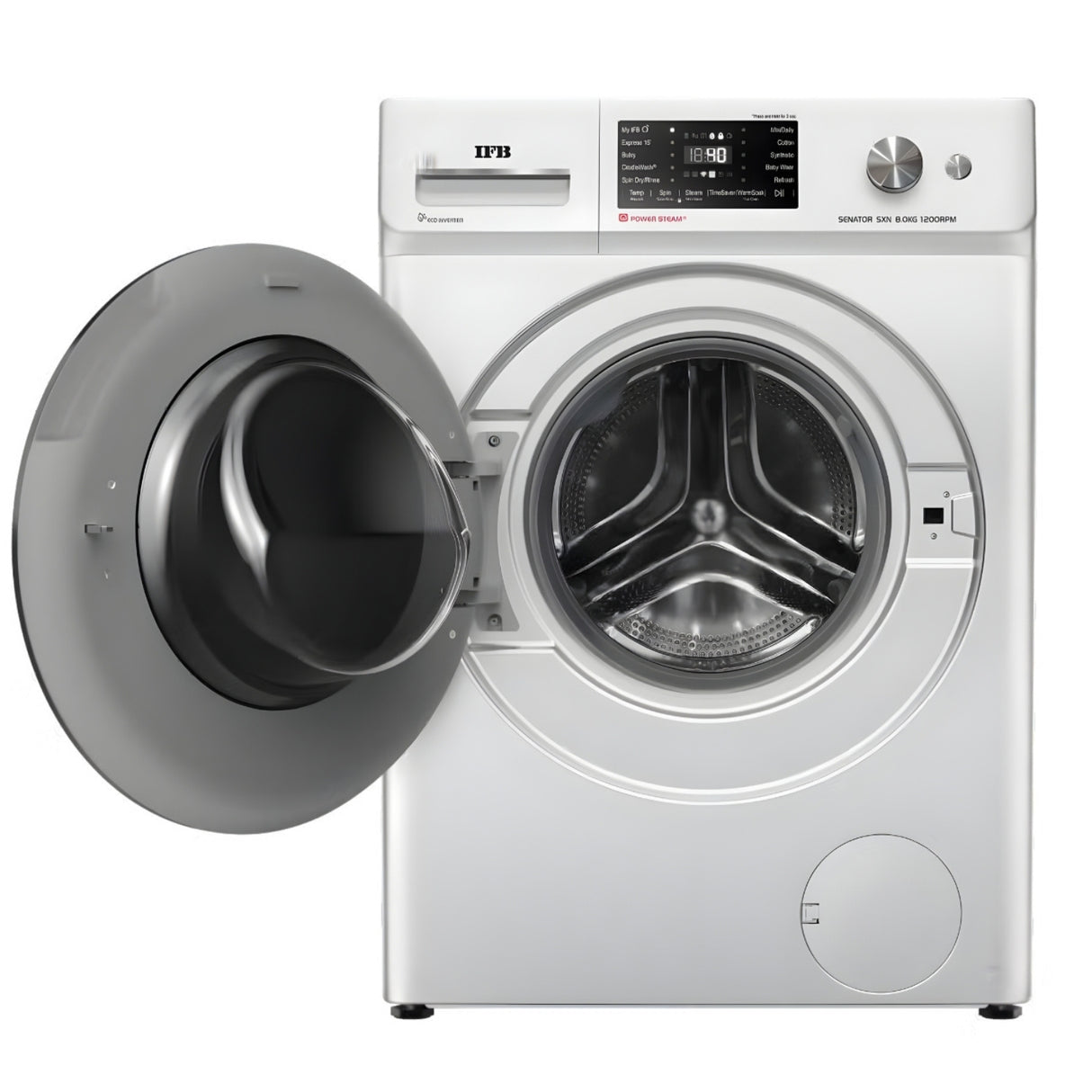 IFB SXN 8012K CMS Fully Automatic Front Load Washing Machine 8 kg - Rich Silver_4