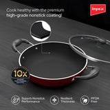 IMPEX Nonstick Cookware Set 24 cm - 3 Pcs Set Maroon