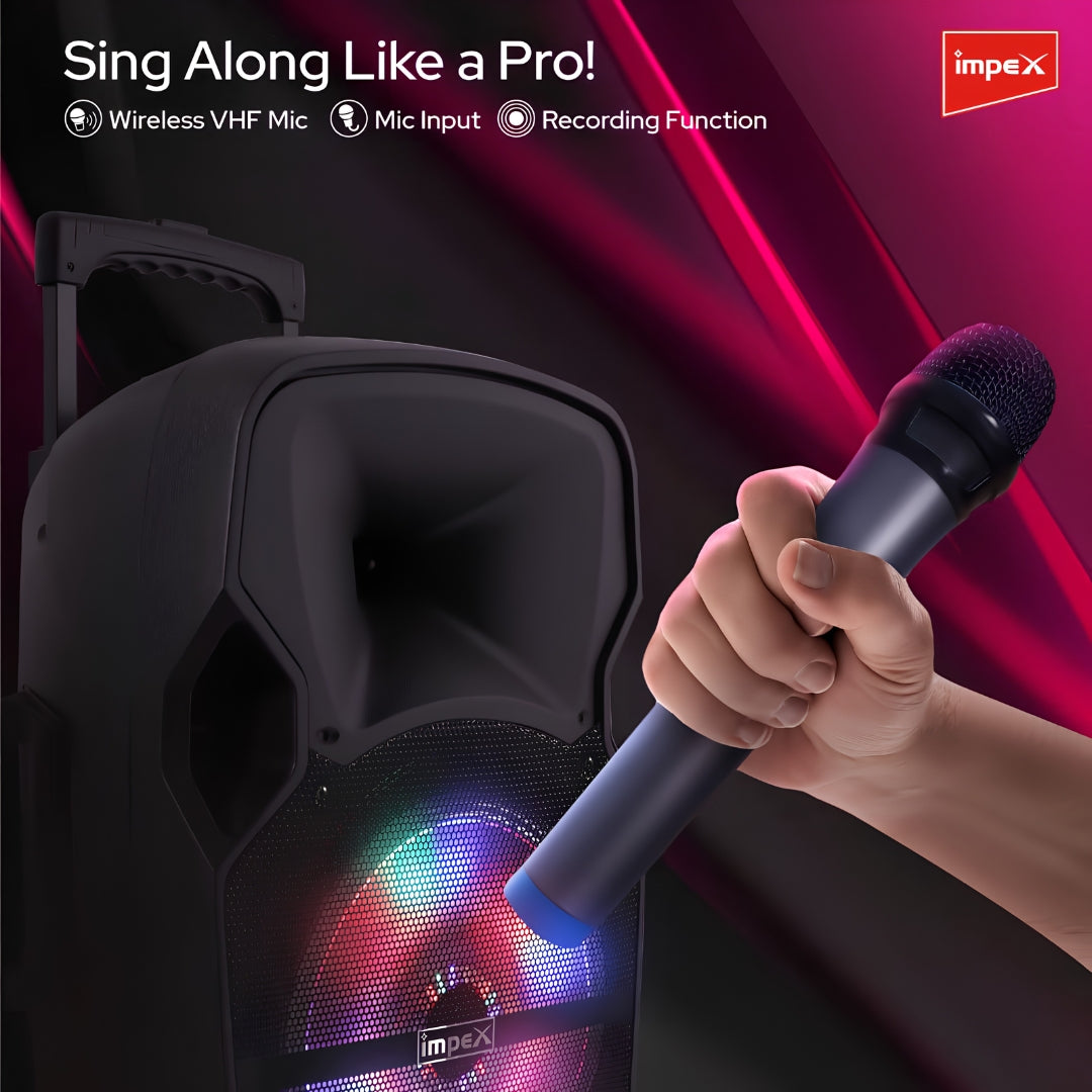 IMPEX ST 80AN Bluetooth Party Speaker– Black_Features View 5