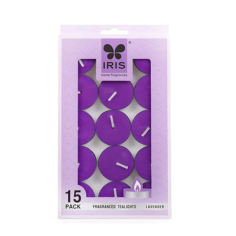 IRIS 15 Pack Fragranced Tealights - Lavender_1