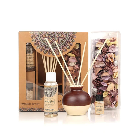 IRIS Amogha Gift Set INFG0314LK-LavenderKhus_Front