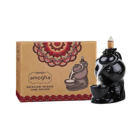 IRIS Amogha Incense Holder INBFH637-Black_Isometric