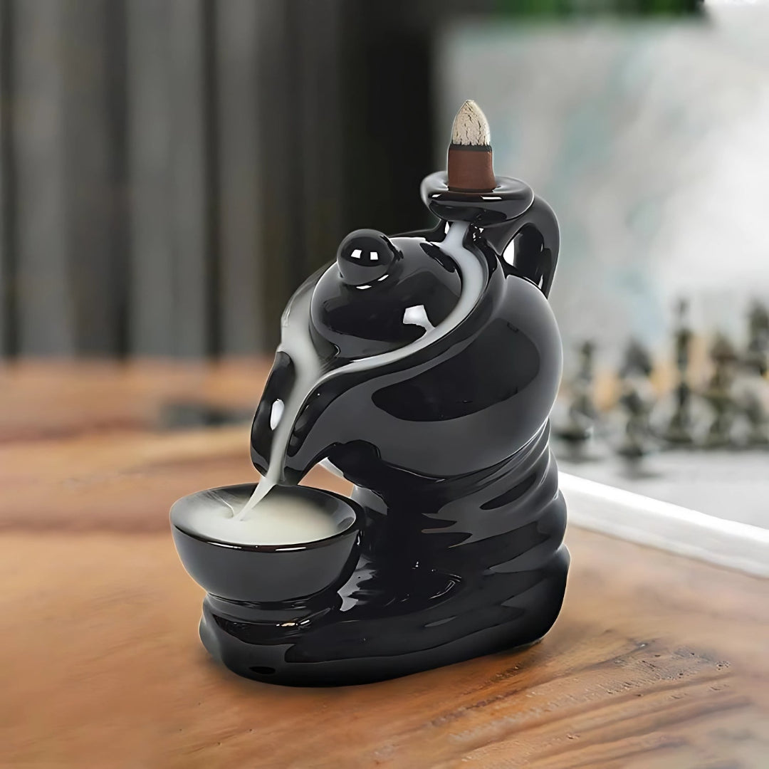 IRIS Amogha  Incense Holder INBFH637 - Black_2