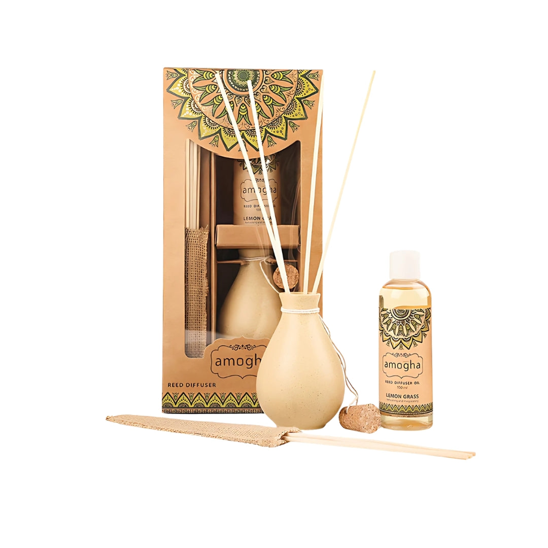 IRIS Amogha Reed Diffuser Set-Lemongrass_1
