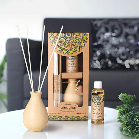 IRIS Amogha Reed Diffuser Set-Lemongrass_2