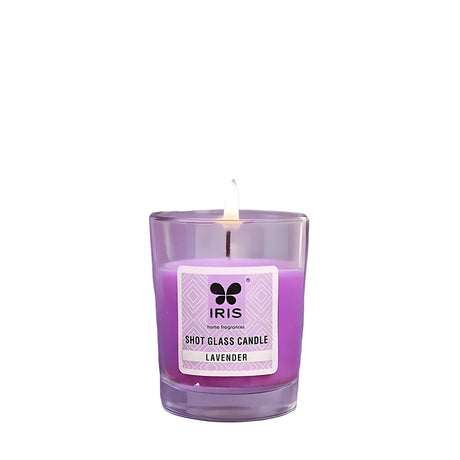 IRIS Aromatic Shot Glass Candle -  Lavender_1