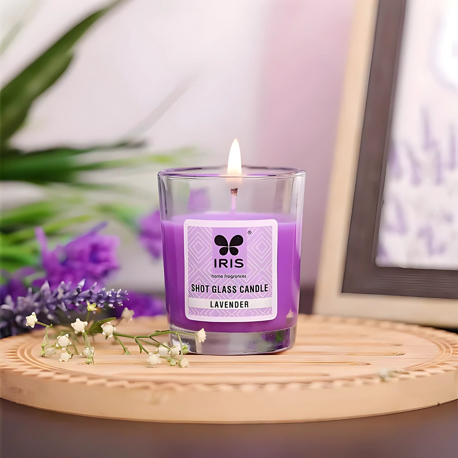 IRIS Aromatic Shot Glass Candle -  Lavender_2