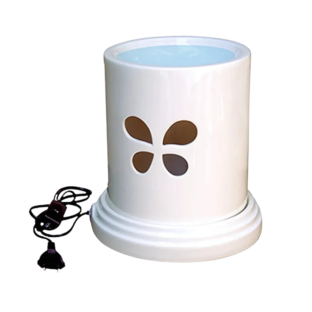 IRIS Ceramic Electric Vaporizer-White_Front