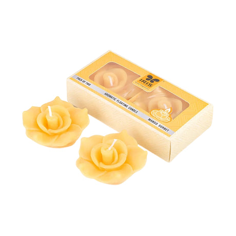 IRIS Floating Candles-Mango Sorbet_Isometricview