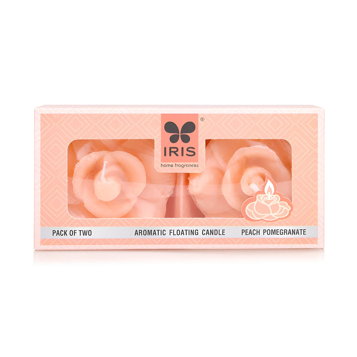 IRIS Floating Candles - Peach Pomegranate_2