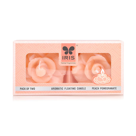 IRIS Floating Candles - Peach Pomegranate_2