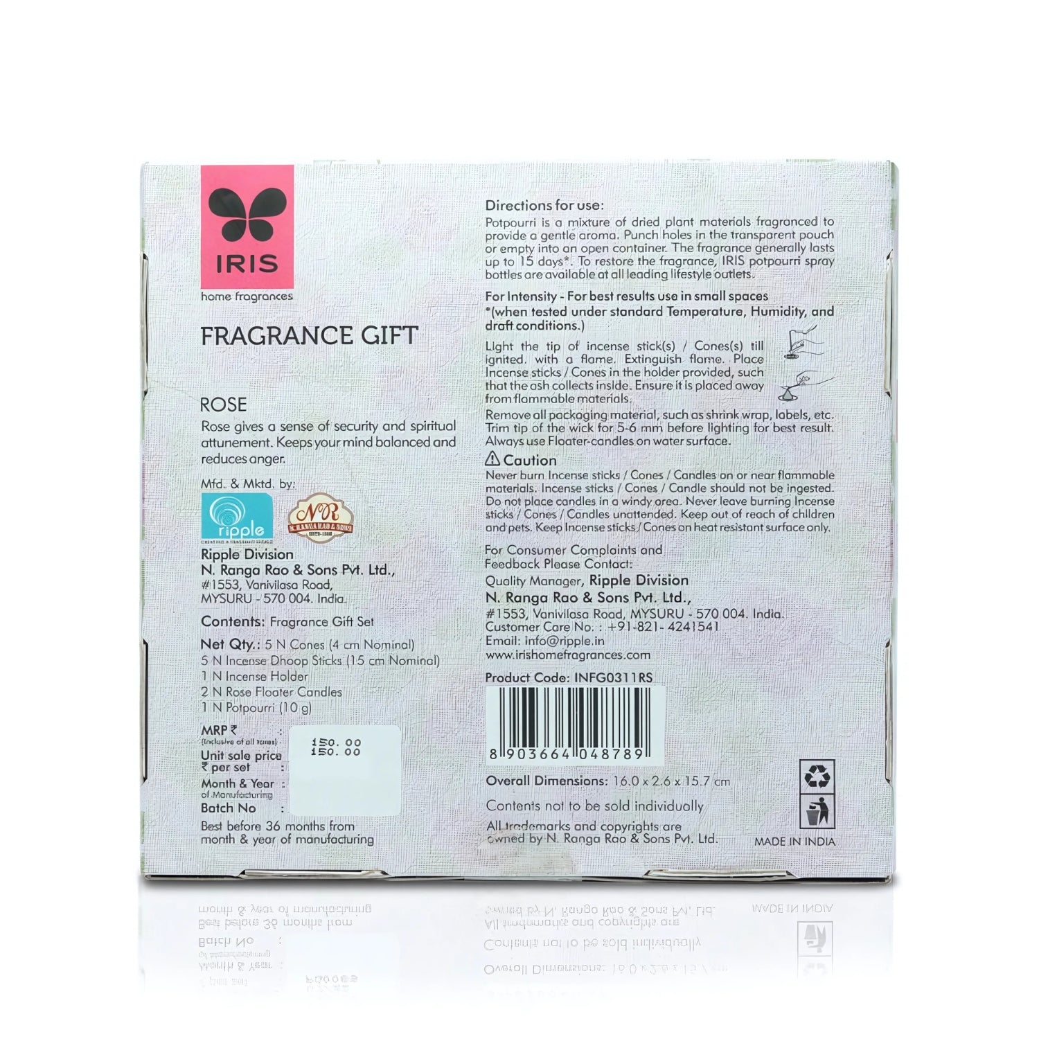 IRIS Gift Set INFG0311RS - Rose_5