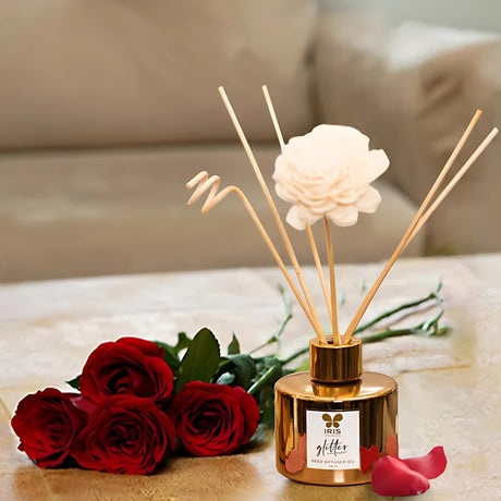 IRIS Glitter Reed Diffuser Set-GoldMusk_2