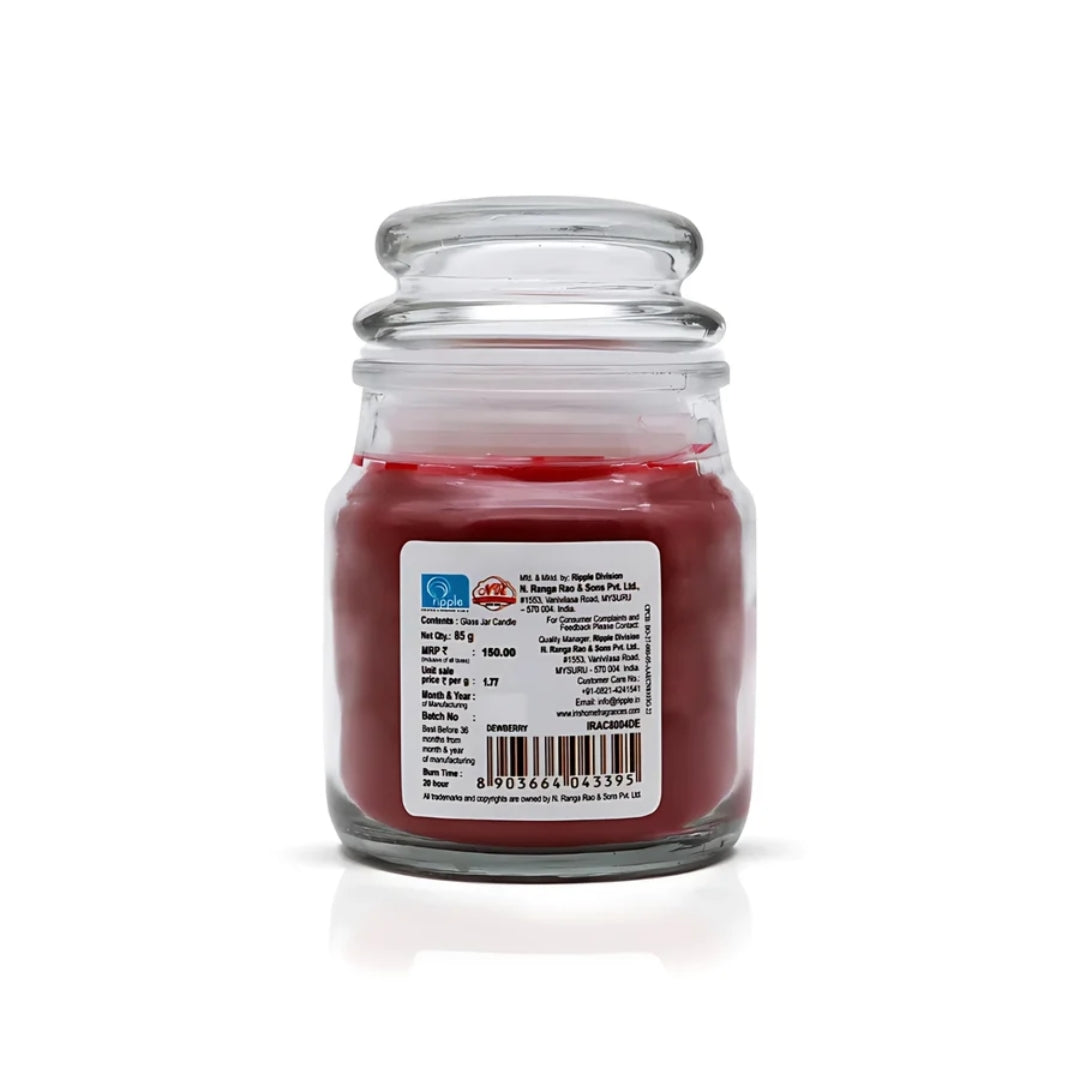 IRIS Jar Candle-Dew Berry_Back