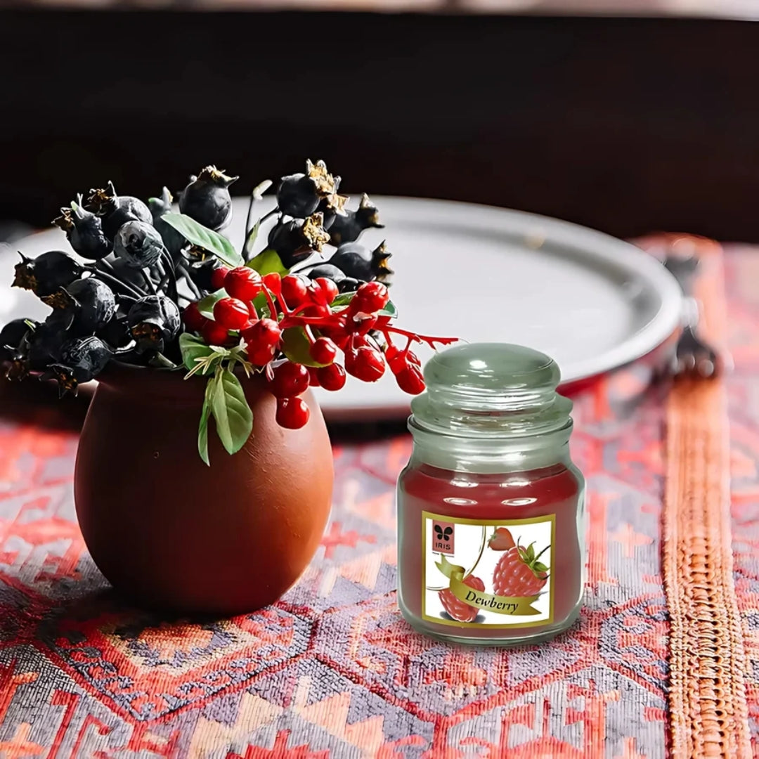 IRIS Jar Candle-Dew Berry_Features